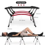 Ultralight Camping Folding Bed for Easy Outdoor Comfort - Image 4