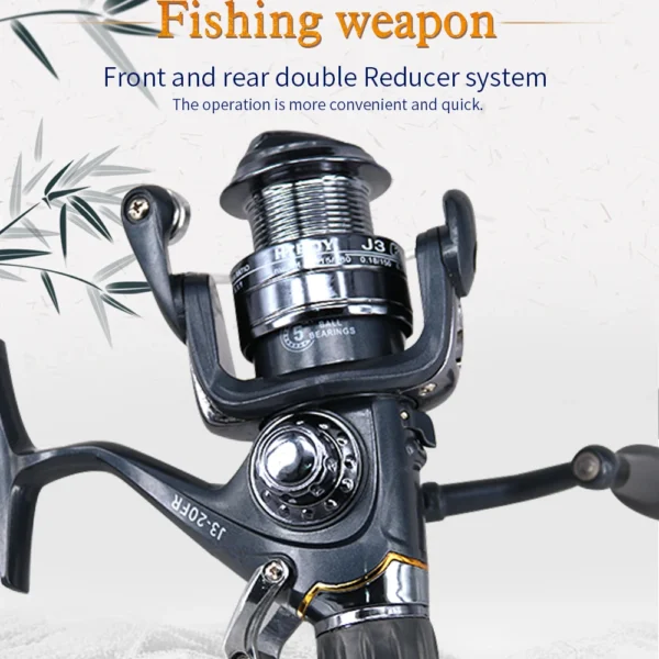 DEUKIO Fishing Reel: 5.5: 1 Gear Ratio for Ultimate Performance