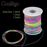 Vibrant 10 M Rainbow Elastic Rope for Endless Crafting Fun