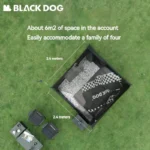 BLACKDOG Quick-Set Automatic Tent: Waterproof & UV-Resistant Adventure Shelter - Image 4