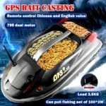 HJ817 RC Bait Boat: Smart Fishing with GPS & Auto Return
