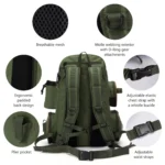Lightweight Tactical Fishing Backpack - Organize & Conquer Nature - Image 5