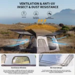 Cape8.3 Quick-Open Tent for 6-8 - Waterproof & Windproof Adventure - Image 6