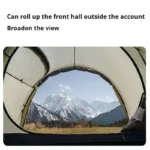 Opalus UL Tent Lightweight Outdoor Hiking Camping Glamping Large Space Tunnel Tent for 2-3 Person 4 Season Travel - Image 4