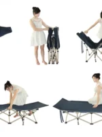 Portable Folding Bed for Office Naps & Outdoor Adventures