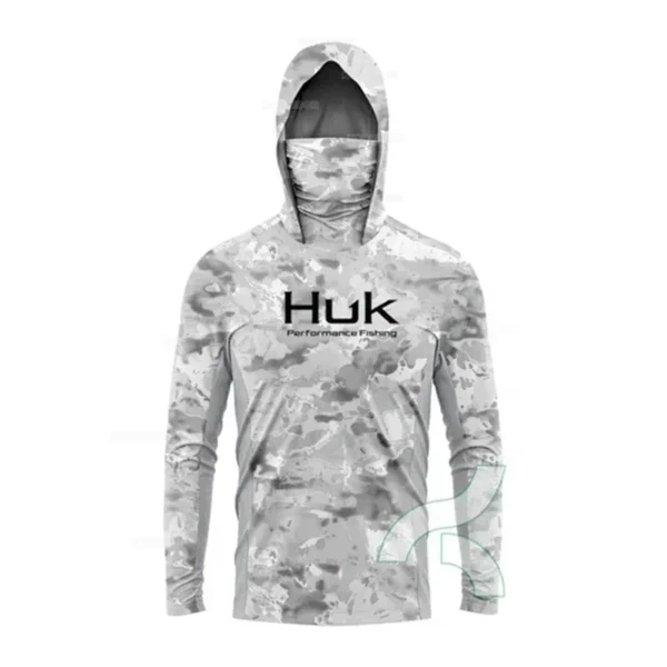 HUK Long Sleeve Fishing Shirt with UPF 50+ Sun Protection