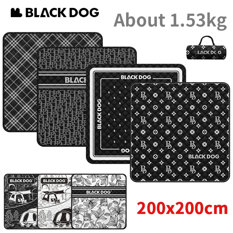 Adventure-Ready BLACKDOG Picnic Mat: Waterproof & Cozy Comfort