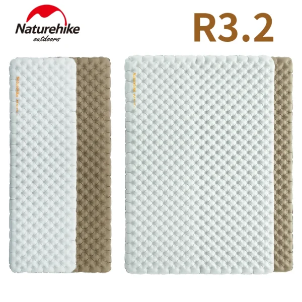 R3.2 Inflatable Mattress Camping Sleeping Pad Ultralight Air Cushion for Outdoor Hiking Trekking Warm Travel Portable