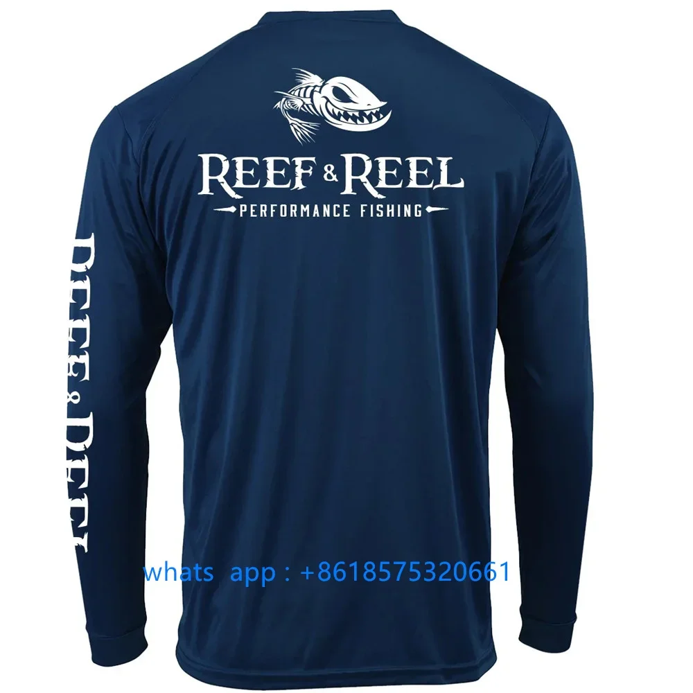 Reef&Reel Men's Sun-Proof Long Sleeve Fishing Shirt for Adventurers