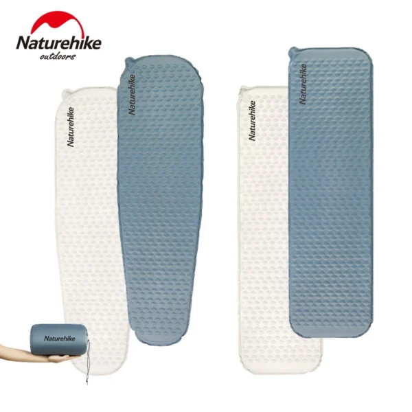 Self-inflating Air Mattress Quick Self Inflatable Bed Ultralight Camping Hiking Sleeping Pad Travel TPU Nylon Mat