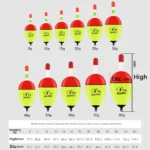 Glow-in-the-Dark EVA Fishing Floats - 5 Pcs Night Bobbers - Image 3