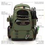 Lightweight Tactical Fishing Backpack - Organize & Conquer Nature - Image 3