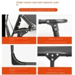 Portable Folding Single Bed for Office Naps & Camping Comfort - Image 3