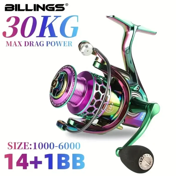 BILLINGS SK Spinning Reel: Ultimate Power for Anglers