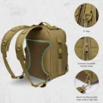 Versatile Fishing Sling Backpack with Rod Holder & Storage - Image 5