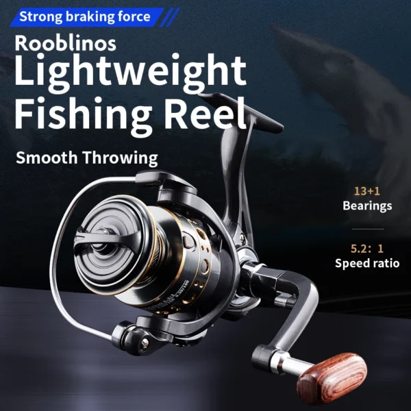 Rooblinos BK Spinning Fishing Reels - Lightweight & Versatile Angling