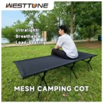 Ultralight Mesh Camping Cot for Adventurous Sleep Anywhere