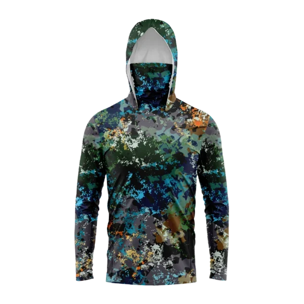 Men’s UV Protection Hooded Fishing Shirt for Ultimate Comfort