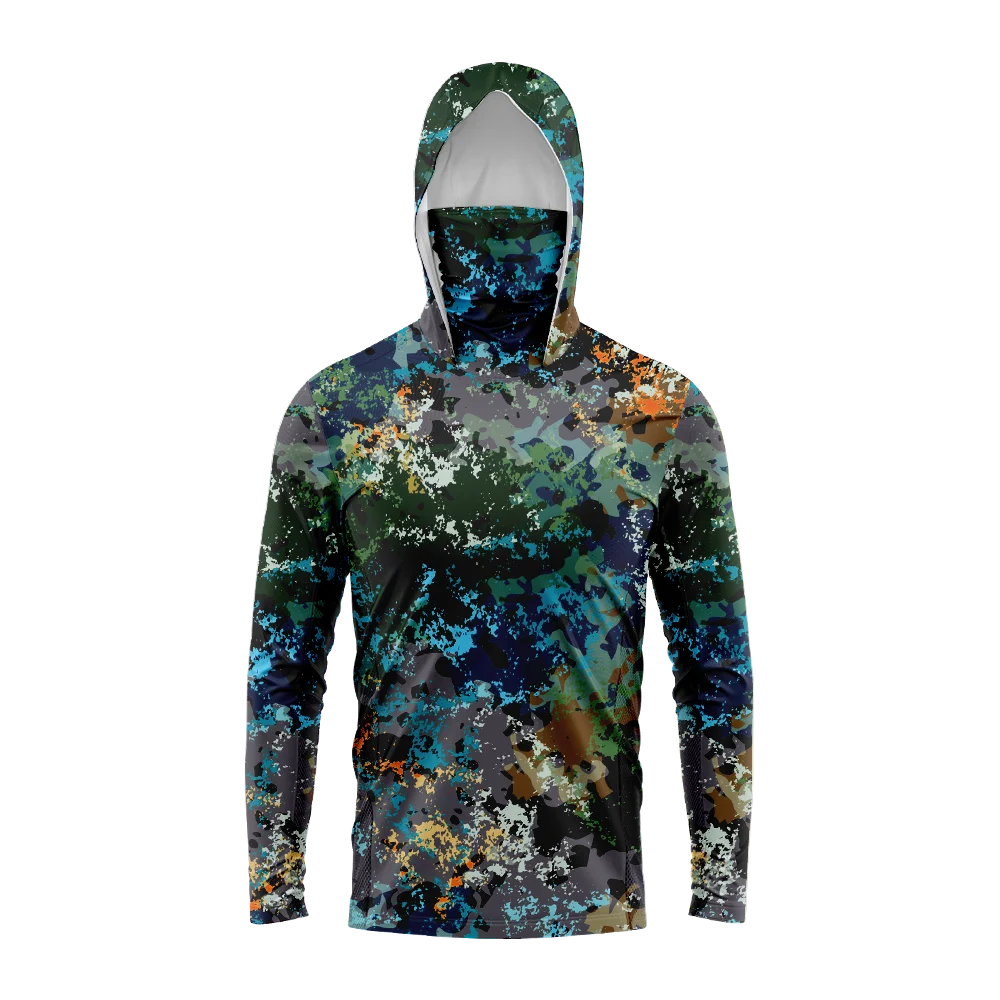 Men’s UV Protection Hooded Fishing Shirt for Ultimate Comfort