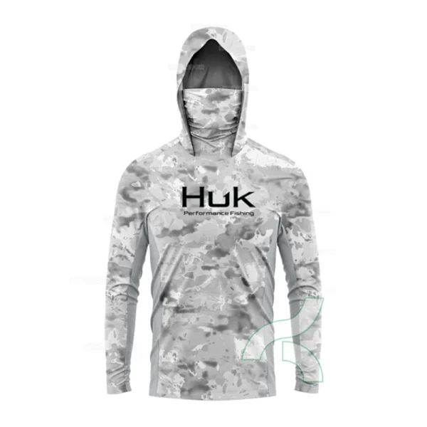 Ultimate HUK Fishing Shirt: UPF 50+ Hooded Sun Protection