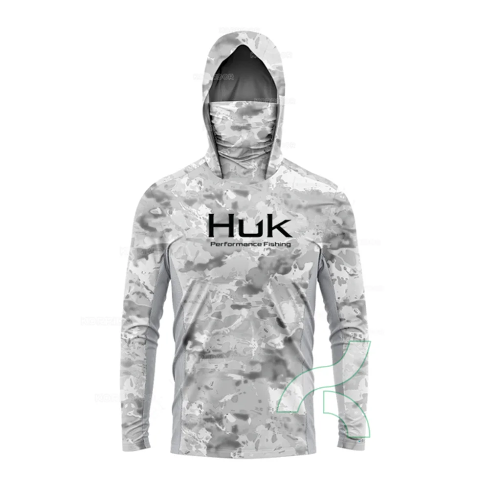 Ultimate HUK Fishing Shirt: UPF 50+ Hooded Sun Protection