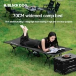BLACKDOG Portable Camping Cot: Lightweight Comfort Anywhere - Image 3