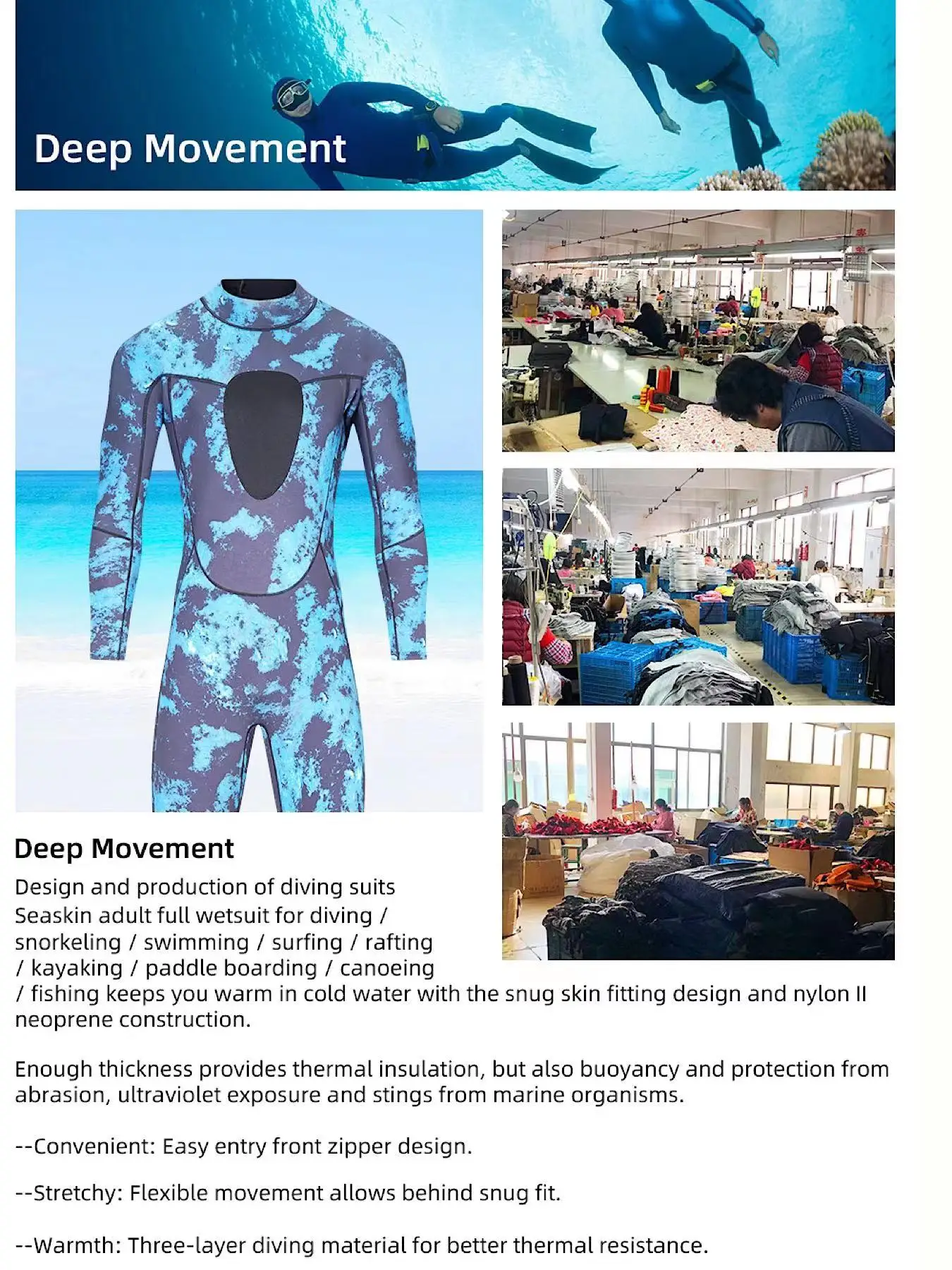 NEW Men Camouflage Wetsuit 3mm Neoprene Surfing Scuba Diving Snorkeling Swimming Body Suit Wetsuit Surf Kitesurf Equipment 3XL 10 kf Se383764707204ce0956de2ab28d9d101T