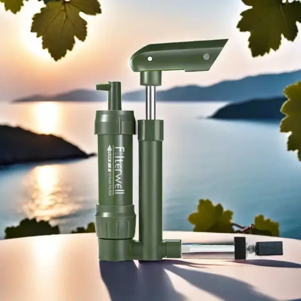 Adventure-Ready Filterwell Mini Hand Pump Water Straw