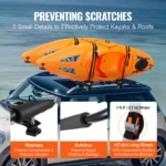 Adventure-Ready Succe Buy Kayak Roof Rack - Quick Fold J-Bar Design - Image 6