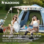 -BLACKDOG Aluminum Film Picnic Mat Outdoor Camping Tent Ground Cloth Moisture Proof Folding Mat Ultralight 2.4x2.4m - Image 6