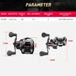 Ultimate Saltwater Baitcasting Reel - Lightweight 7.1: 1 Gear Ratio - Image 2