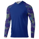 Men's Green Camo Fishing Hoodie - Sun Protection & Comfort - Image 5