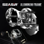 Seasir Megacuda Baitcasting Reel - 15 KG Drag, Smooth 6.5: 1 Ratio - Image 3