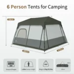 Cape8.3 Quick-Open Tent for 6-8 - Waterproof & Windproof Adventure - Image 3