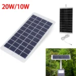 Adventure-Ready 10 W Solar Charger: Waterproof & Lightweight