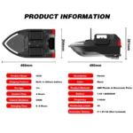V020 GPS Fishing Bait Boat - Navigate, Cruise & Catch Big! - Image 2