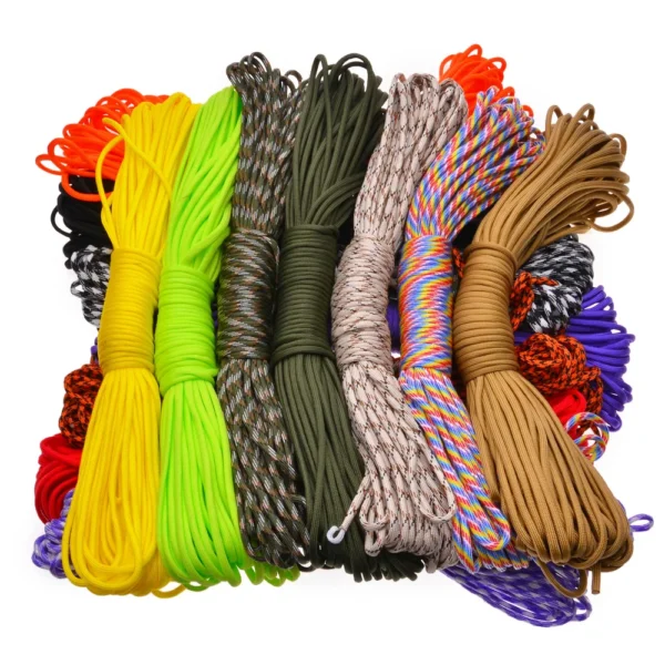 Adventure-Ready 4 mm Braided Paracord: Durable & Colorful Options