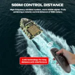 Revolutionary RC Fishing Bait Boat with Fish Finder & Cruise Control - Image 4