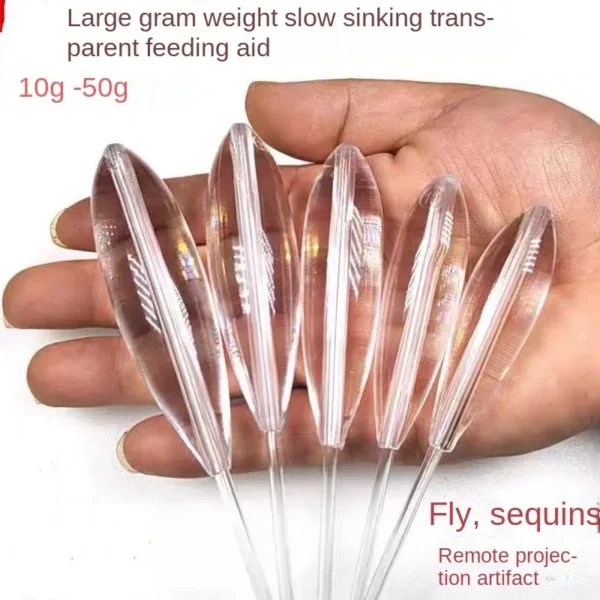 Precision Acrylic Fishing Floats - 5 pcs 10-50 g Clear Bobbers