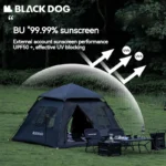 BLACKDOG Quick-Set Automatic Tent: Waterproof & UV-Resistant Adventure Shelter - Image 3