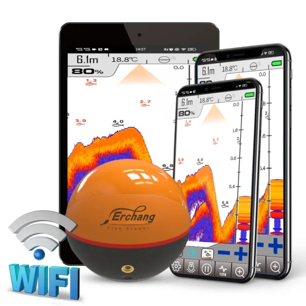 Erchang F68 WIFI Fish Finder: Catch More with Smart Tech