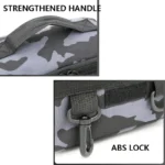 Versatile Black Fishing Tackle Bag with Rod Holder & Comfort Straps - Image 6