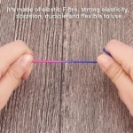 Vibrant 10 M Rainbow Elastic Rope for Endless Crafting Fun - Image 4