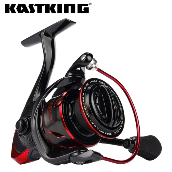 Kast King Sharky III Spinning Reel: 18 KG Drag & Water-Resistant