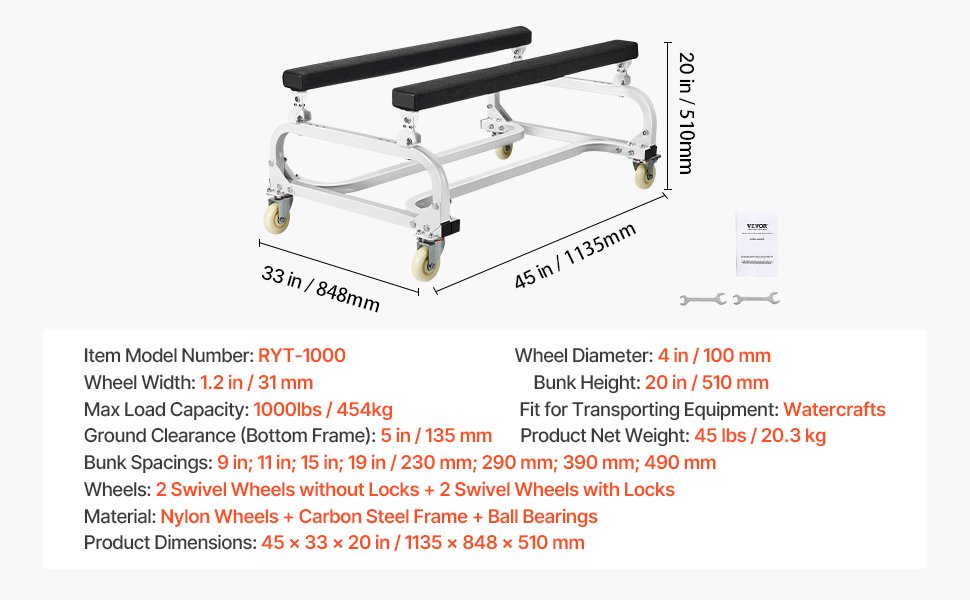 product MTTTC1000B00Z7V2D watercraft dolly a100 1.11 pt