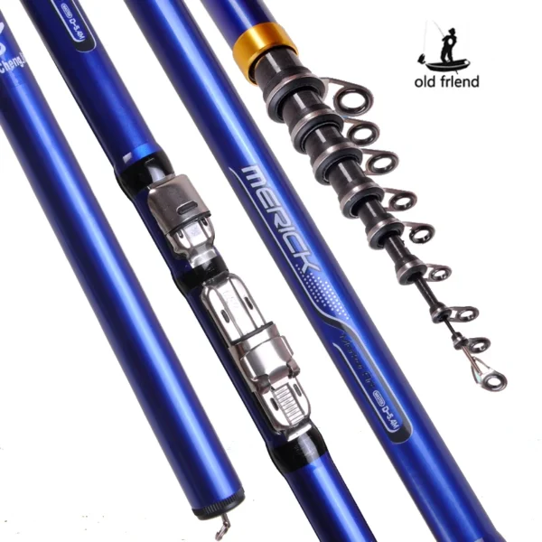 Ultimate Carbon Fiber Telescopic Fishing Rod - 3.6 M to 6.3 M