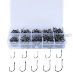 Elevate Your Fishing Game: 100 Premium Carbon Steel Hooks - Image 3