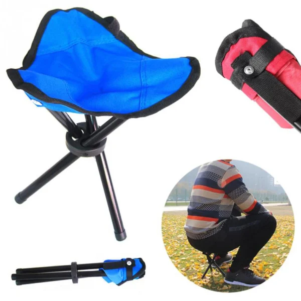 Portable Outdoor Folding Stool for Camping & Fishing Fun