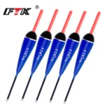 FTK 5 Pcs Fishing Floats - Durable Carp Bobbers, 13-14.5 cm