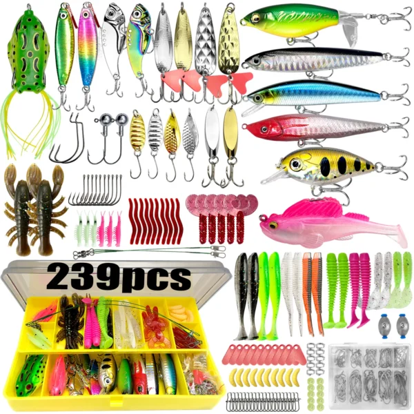 Ultimate Fishing Lure Kit: 83-409 Pieces for All Species